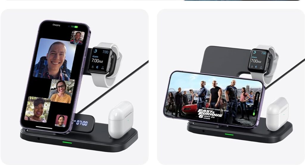 Tutto l'ecosistema Apple in carica a soli 15€: offerta bomba sulla stazione di ricarica INIU 3-in-1 4