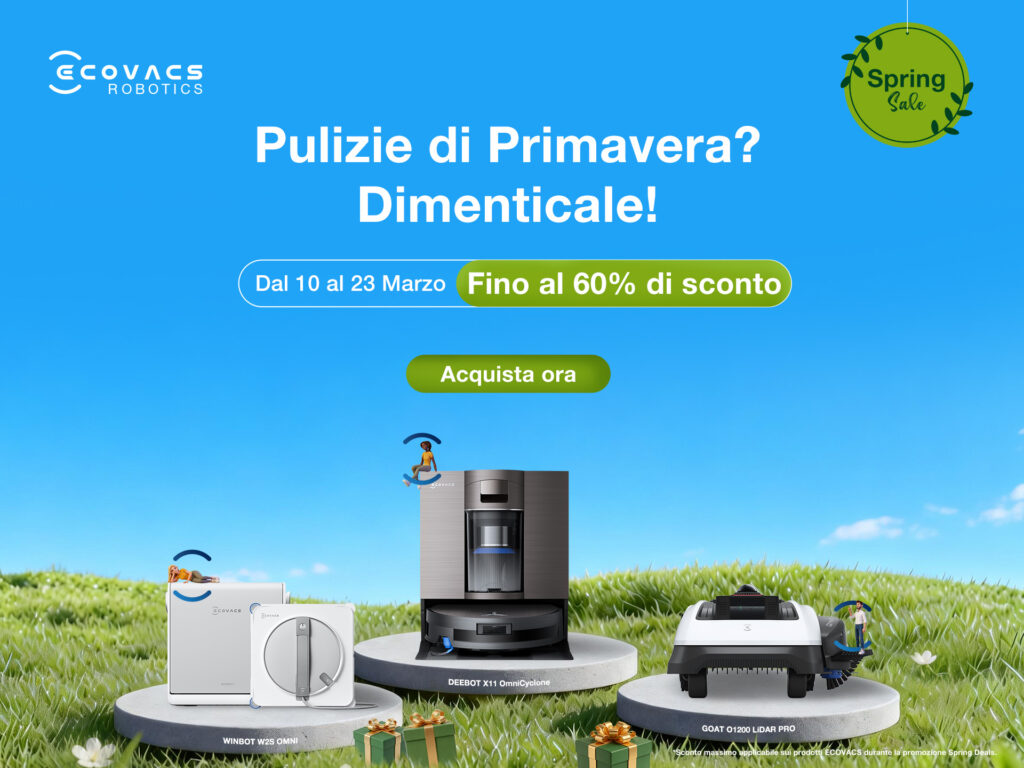 Fino al 60% di sconto con le Offerte di Primavera di ECOVACS 12