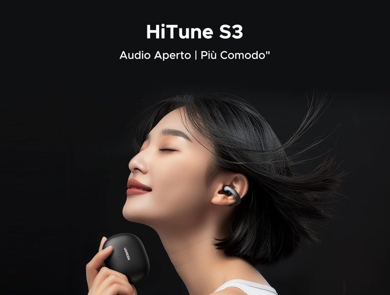 UGREEN HiTune S3: gli auricolari a clip per correre in sicurezza e ANC scendono a 20€