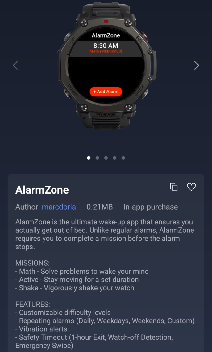 amazfit mini app