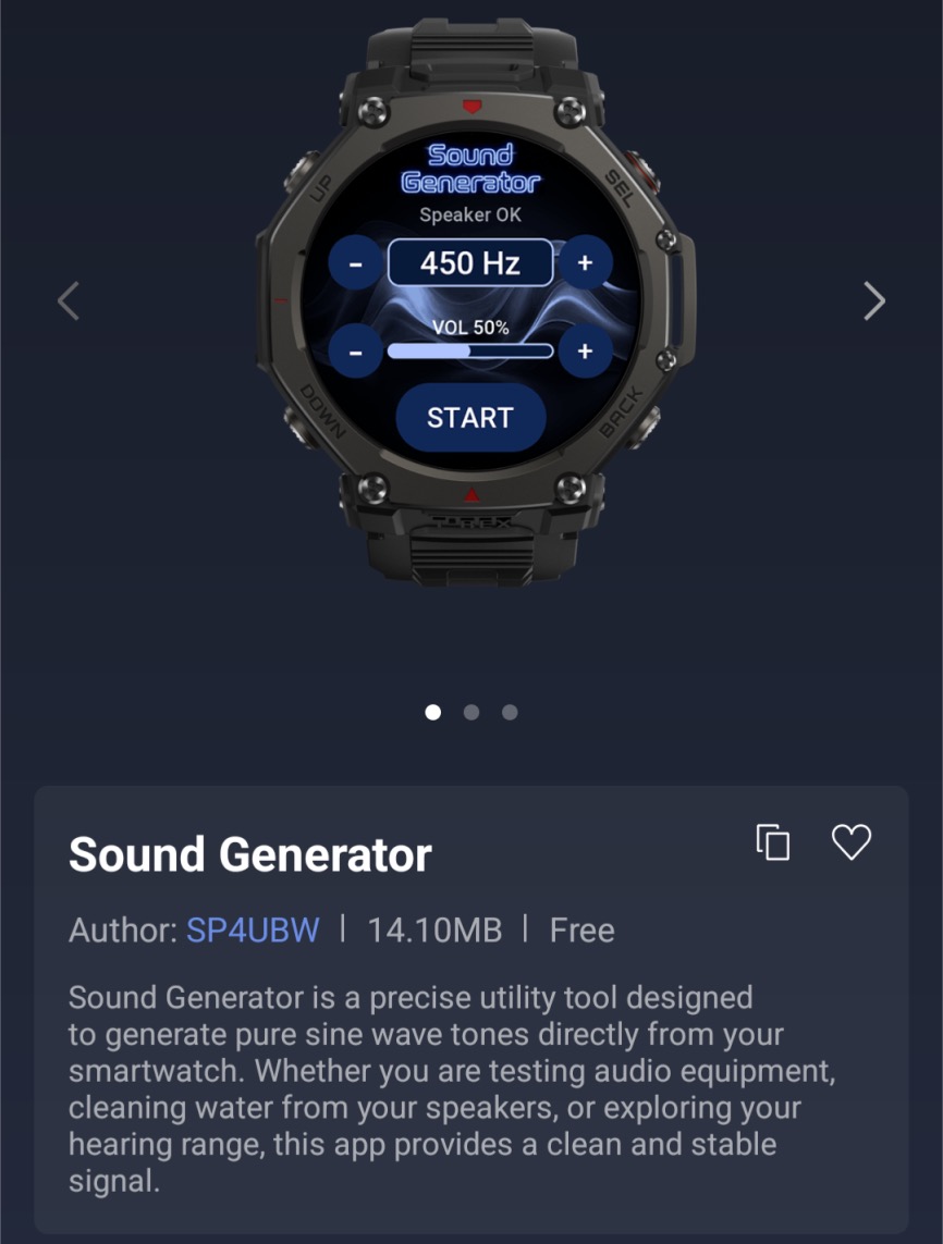 amazfit mini app