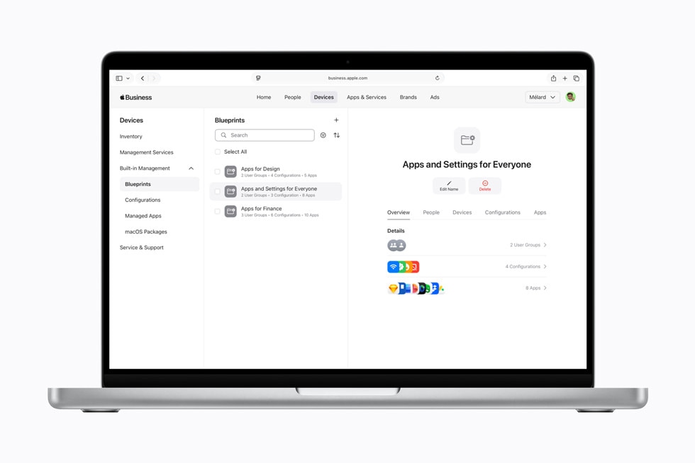 Gestione dispositivi gratuita e piattaforma unificata in arrivo grazie al nuovo Apple Business 4