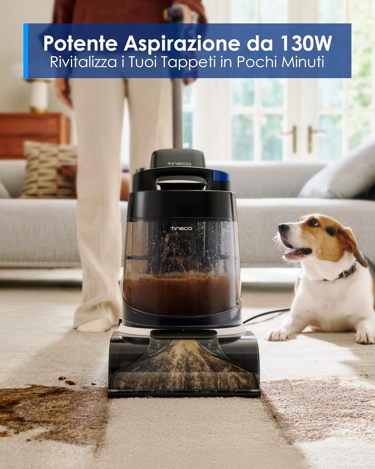 Tineco CARPET ONE Cruiser: il lavatappeti intelligente con sensore iLoop scende a 499€ 8
