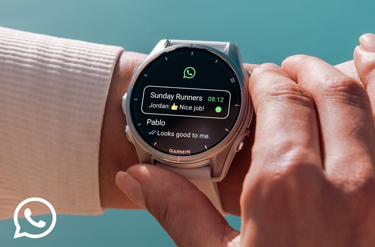 WhatsApp arriva sugli smartwatch Garmin: ora si può rispondere ai messaggi direttamente dal polso