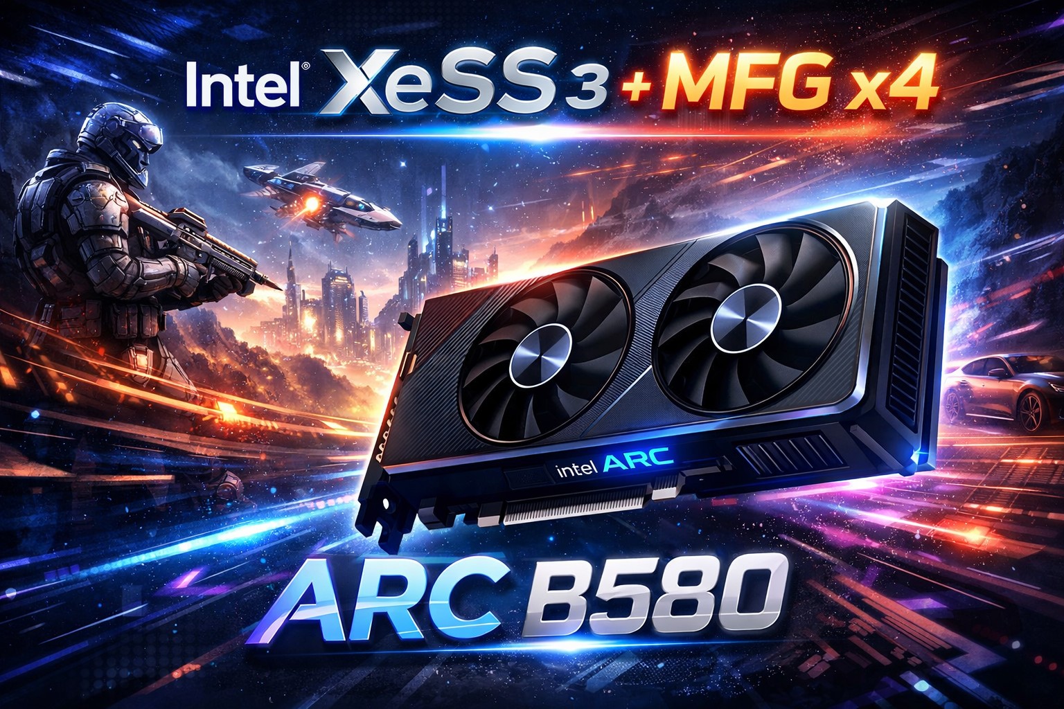 Intel XeSS 3 Arc B580