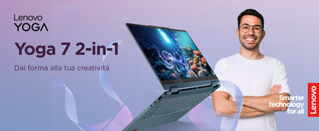 Lenovo Yoga 7 Copilot+ a soli 899 €: il notebook OLED touch con Ryzen AI 7 scende di 300€ 4
