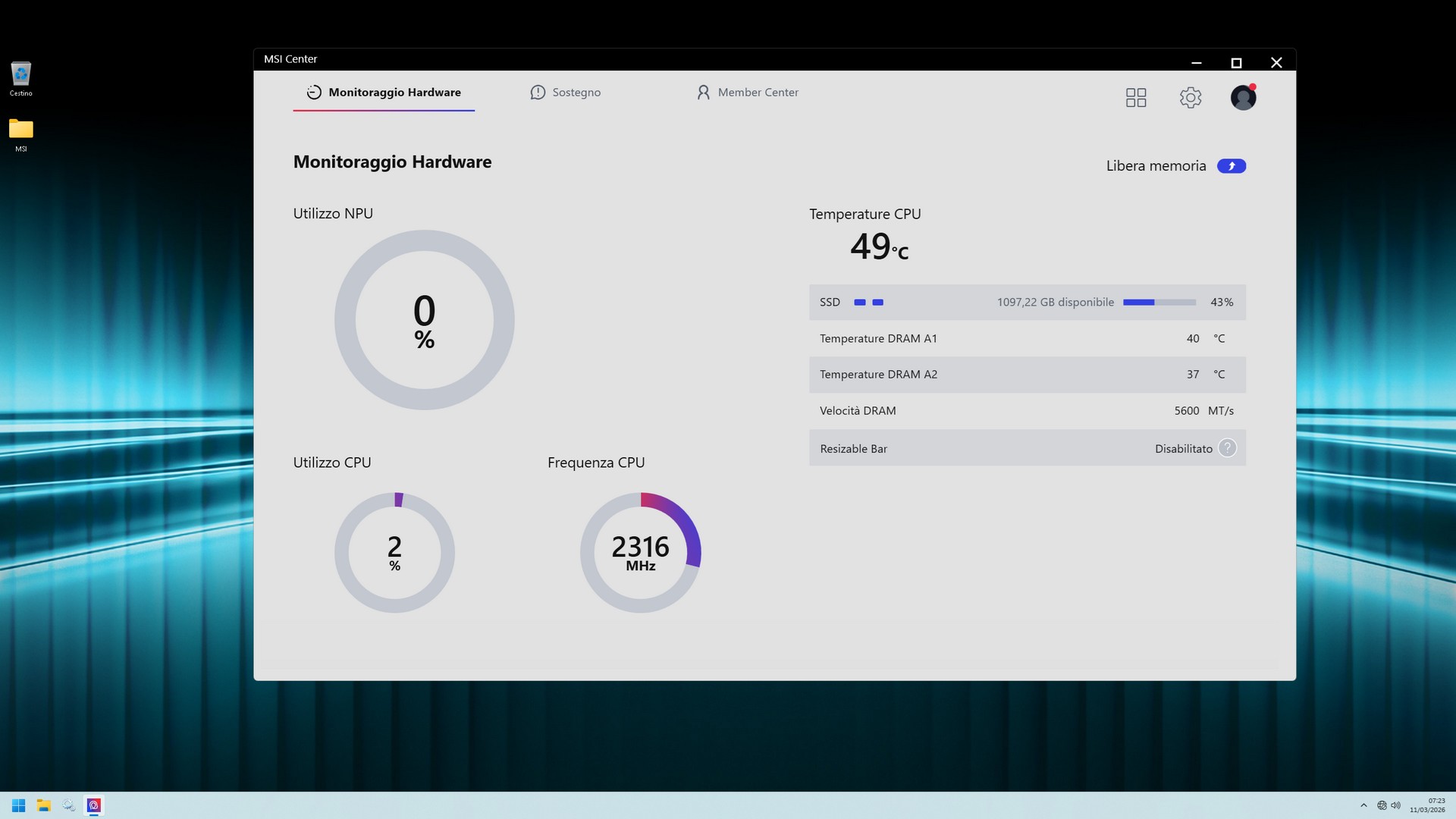 MSI Cubi Z AI 8M CENTER