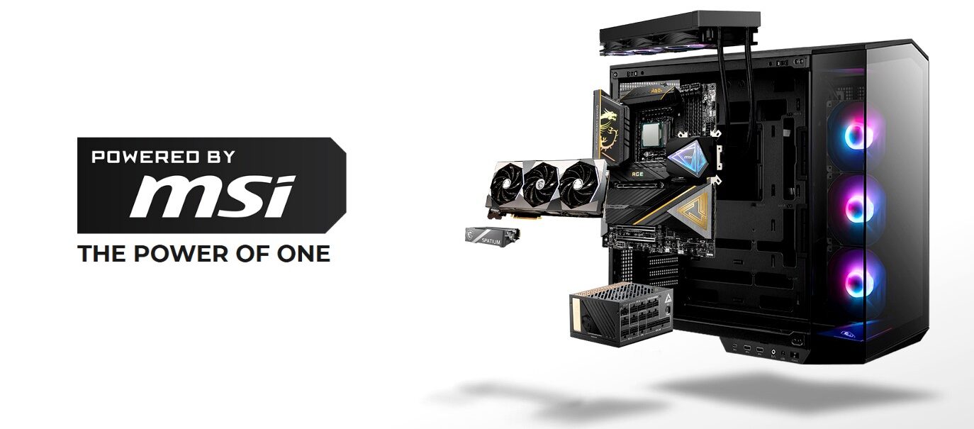 POWERED BY MSI LOGO