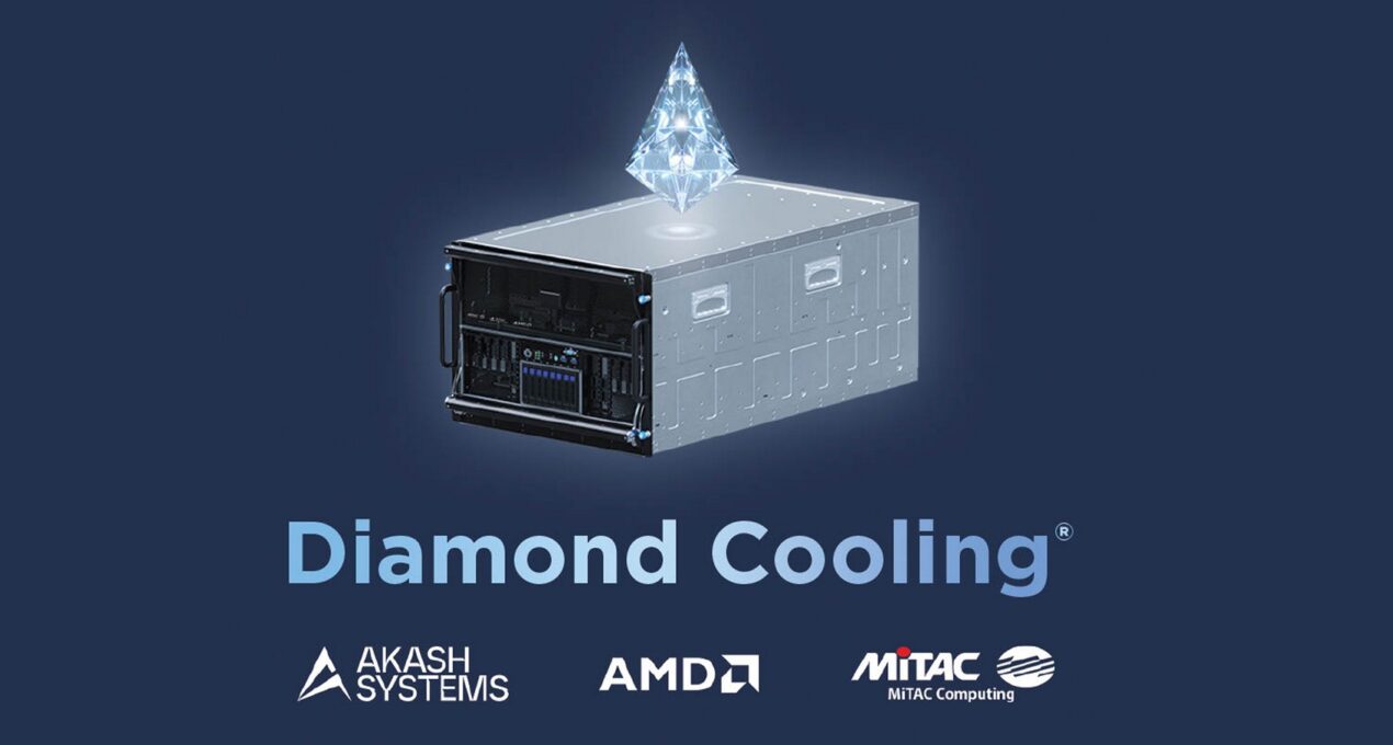 Server AI con raffreddamento a diamante: meno calore e più prestazioni per i datacenter