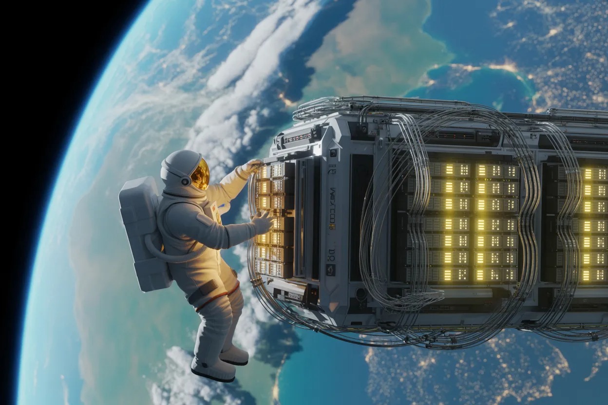 nvidia data center ia spazio