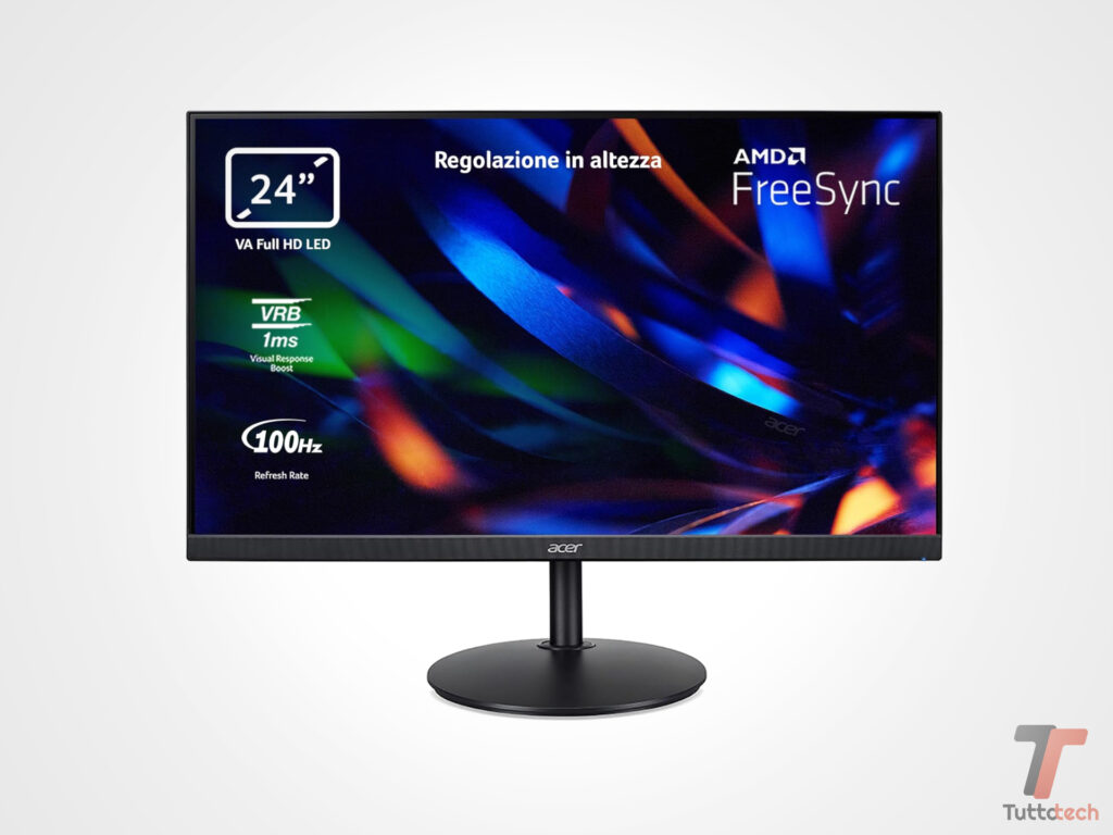 Fluidità estrema e 1 ms di risposta: Acer da 24" è in offerta shock sotto gli 80€ 4