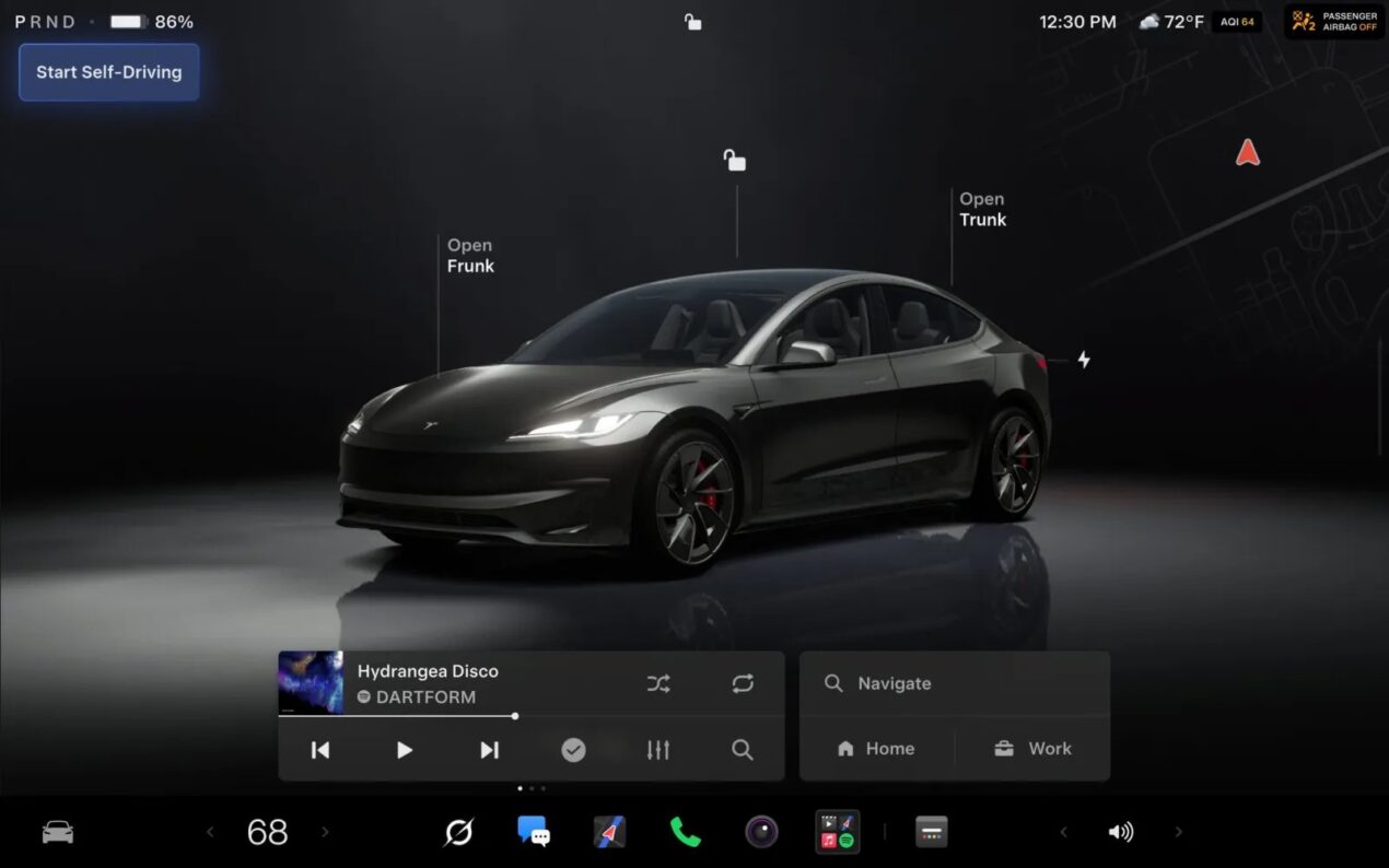 Annunciato il Tesla Spring Update 2026: tutte le novità in arrivo col nuovo aggiornamento
