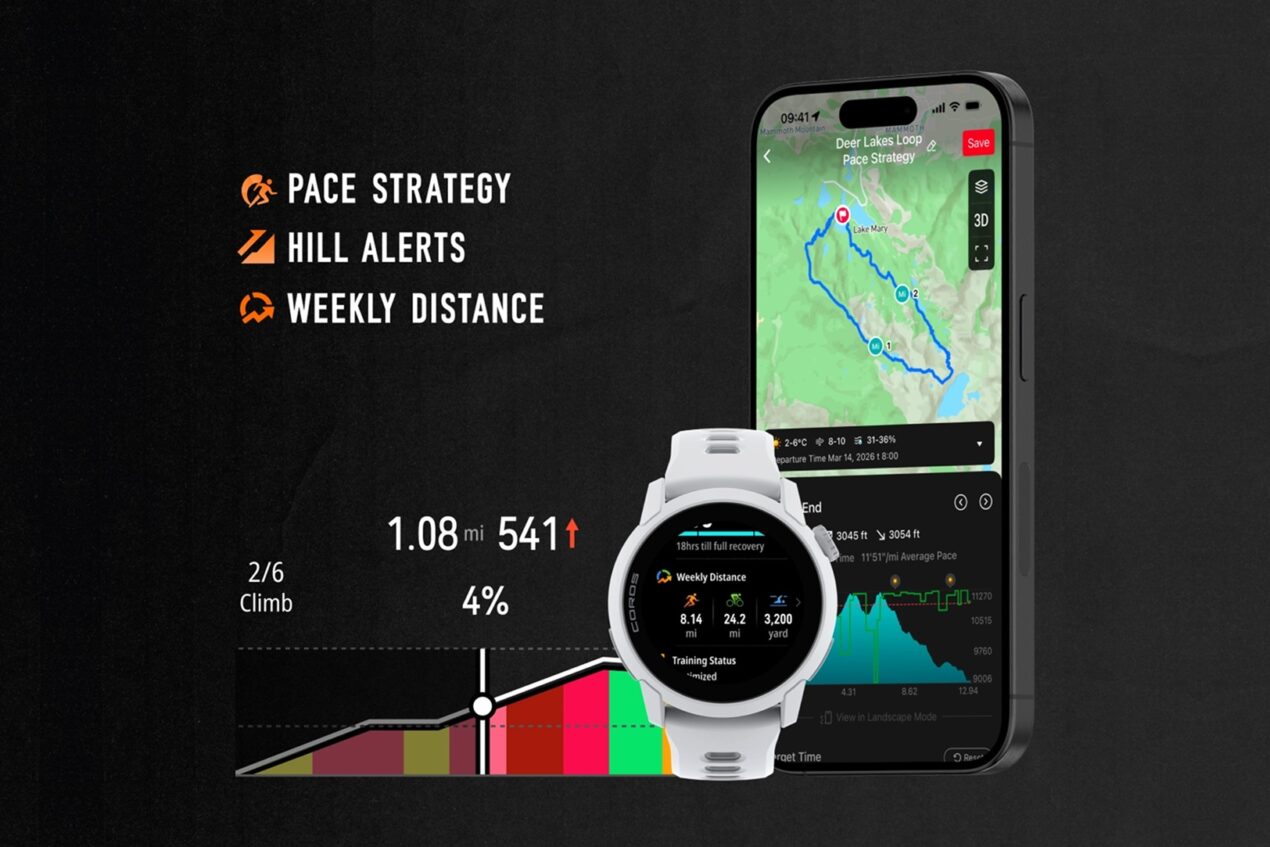 COROS migliora i propri sportwatch con l'aggiornamento delle funzionalità di marzo 2026