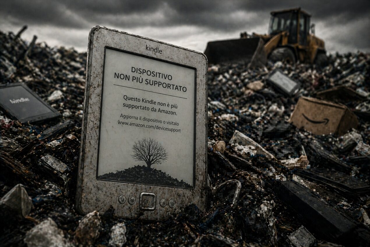 Il mio Kindle compie 14 anni, ma Amazon ha deciso che devo buttarlo