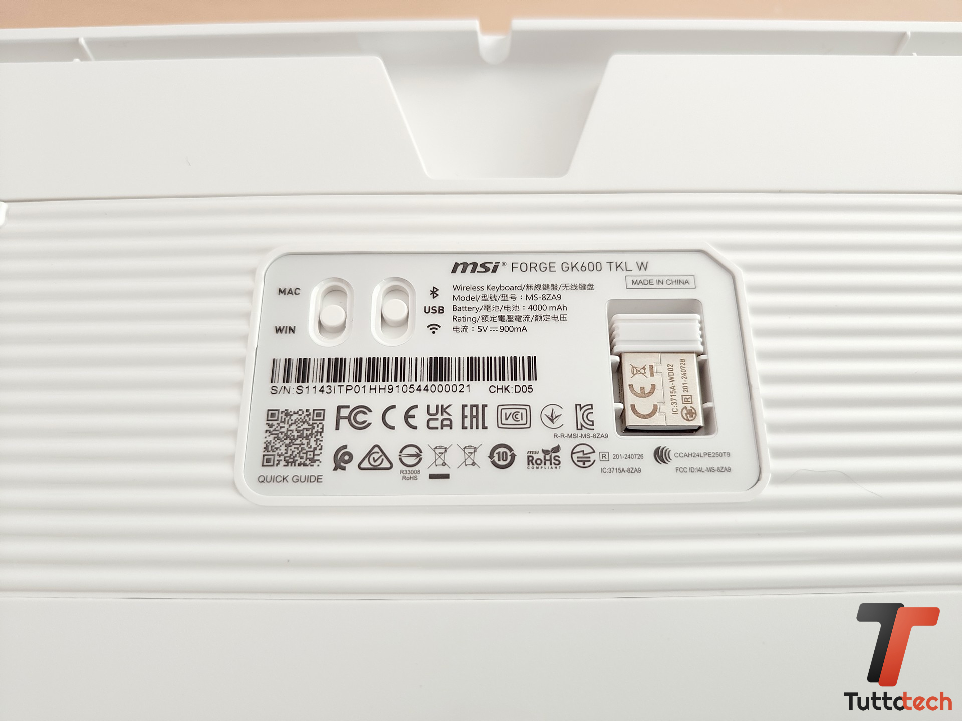 MSI Forge GK600 TKL Wireless SKY-tt-13