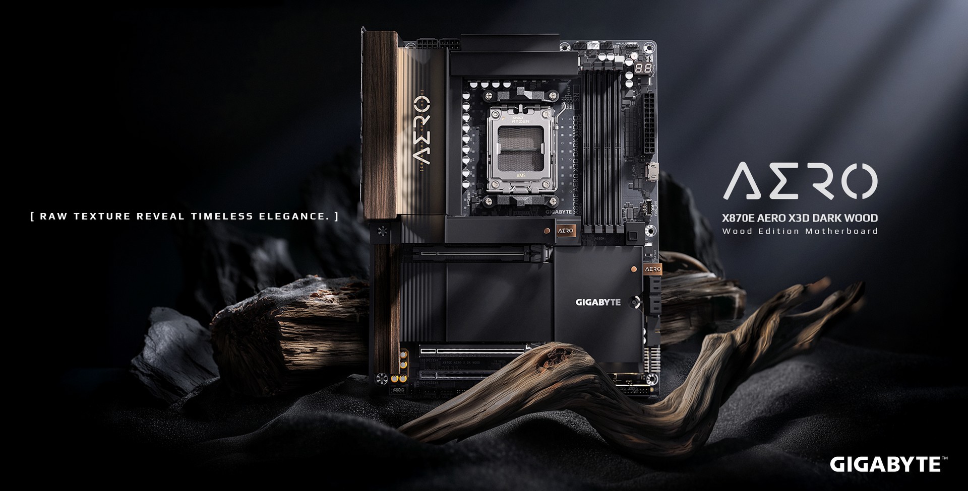 GIGABYTE X870E AERO X3D DARK WOOD: prestazioni al top su AM5 con un design unico 4