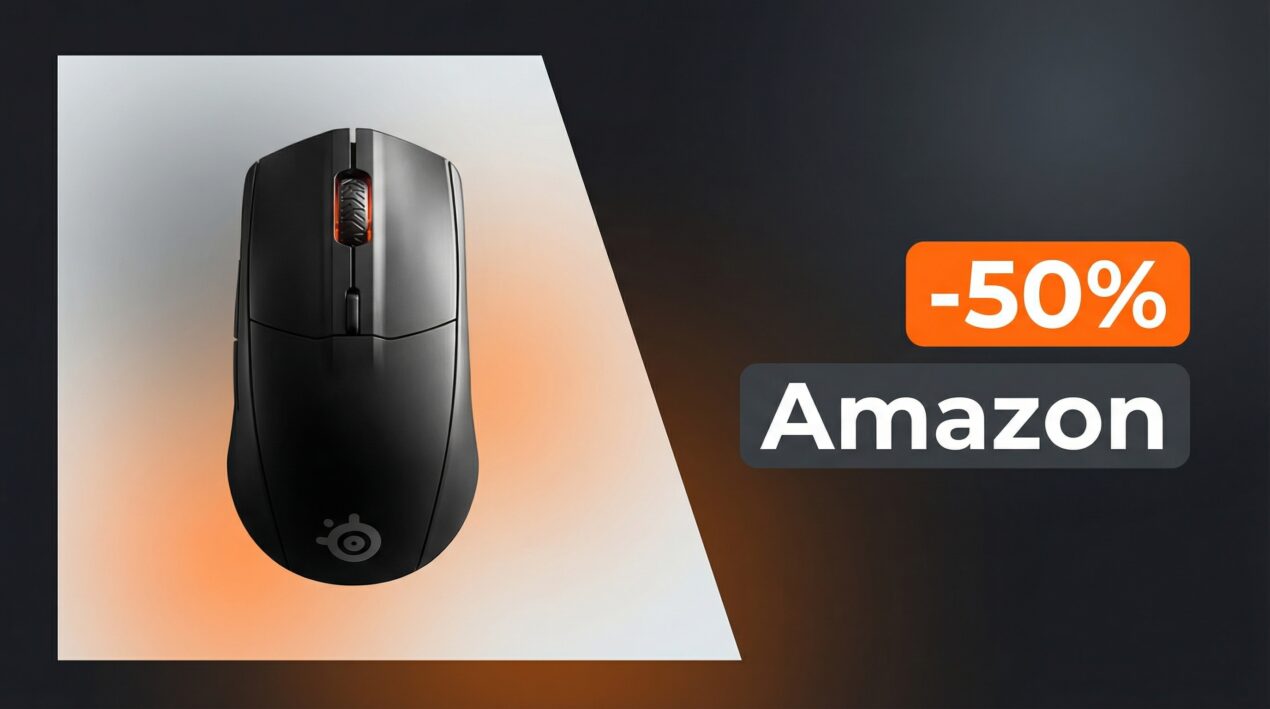 SteelSeries Rival 3 Wireless a soli 30€: mouse gaming con lunga autonomia in sconto del 50%