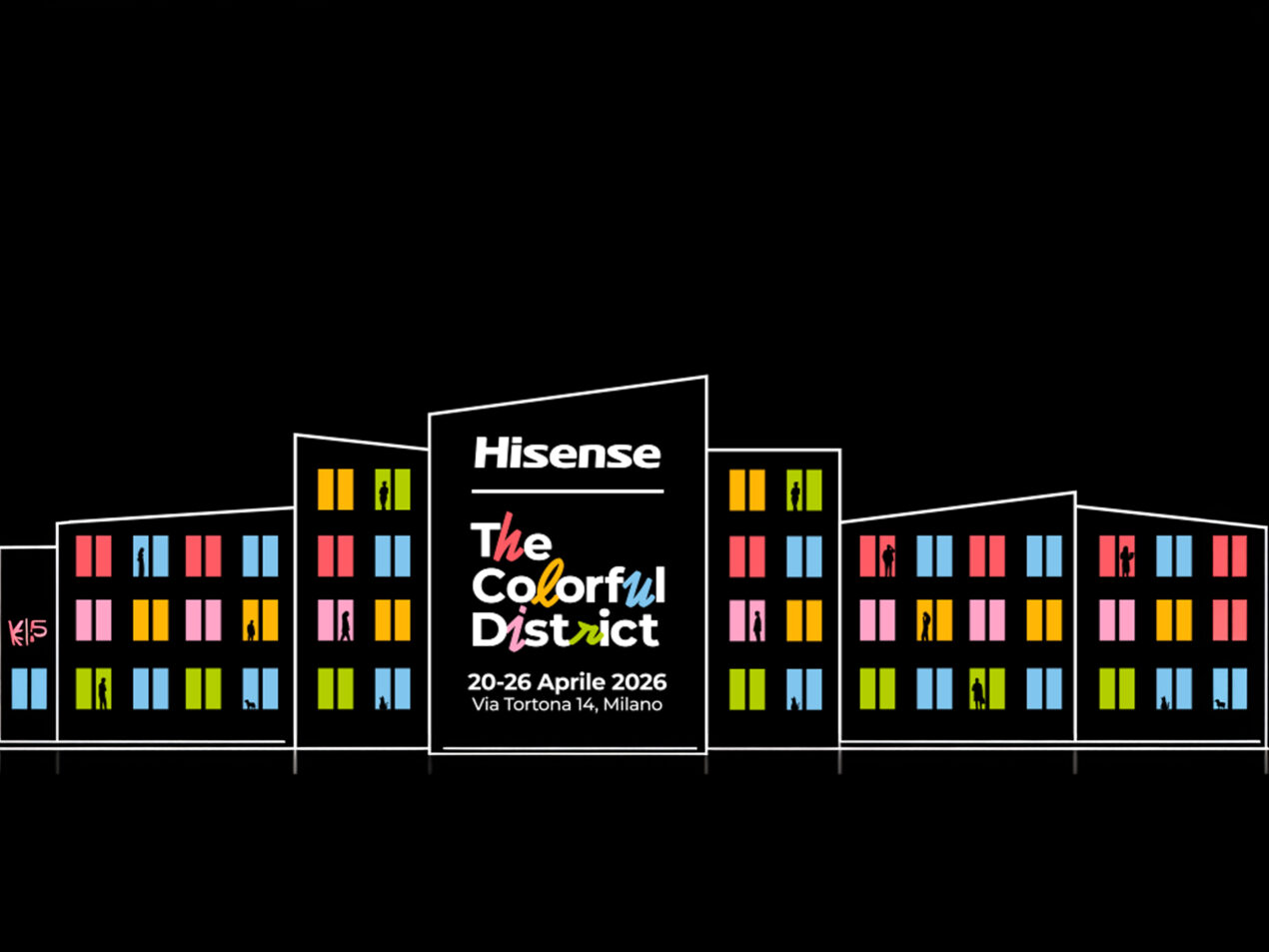 Hisense porta The Colorful District al Fuorisalone 2026: il colore diventa linguaggio delle emozioni