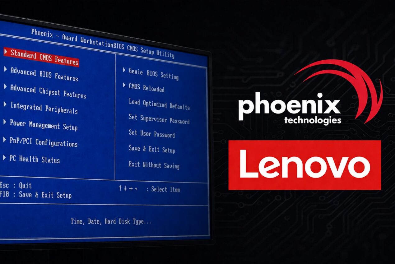 Lenovo acquisisce il business BIOS di Phoenix Technologies: più controllo sul firmware