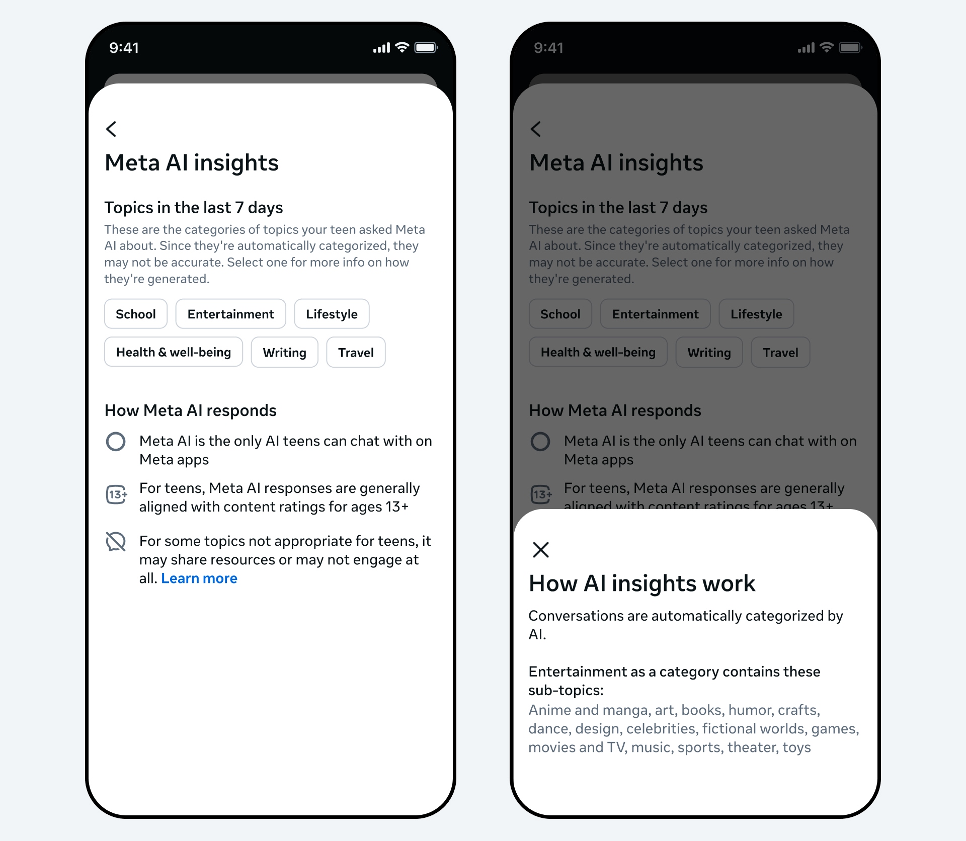 Meta introduce uno strumento che dice ai genitori di cosa parlano i figli con l’IA 2