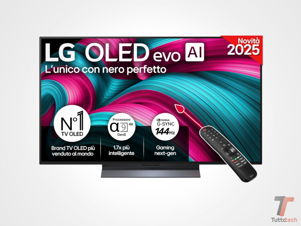 LG TV OLED evo C5 in offerta su Amazon: il modello 2025 da 48" scende a 699€ 1