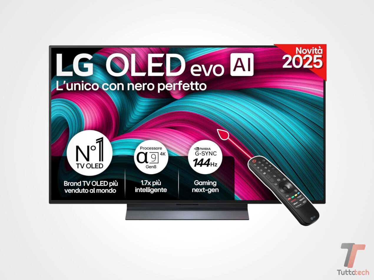 LG TV OLED evo C5 in offerta su Amazon: il modello 2025 da 48" scende a 699€