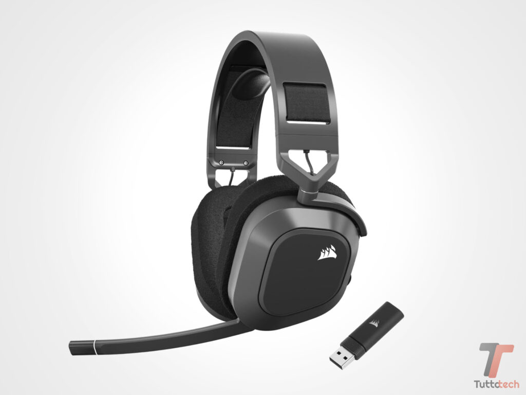 Corsair HS80 MAX Wireless in offerta su Amazon: l'headset Dolby Atmos scende a 119€ 4