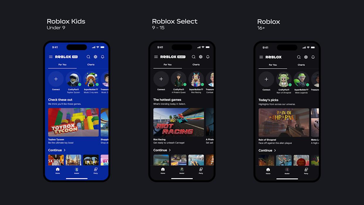 Roblox introduce account separati per fasce d'età: bambini, ragazzi e adulti avranno esperienze diverse 4