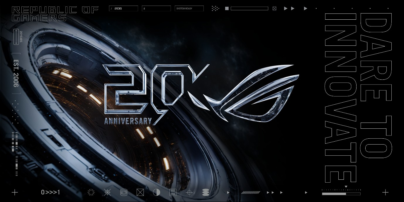 ASUS ROG 20 anniversario top