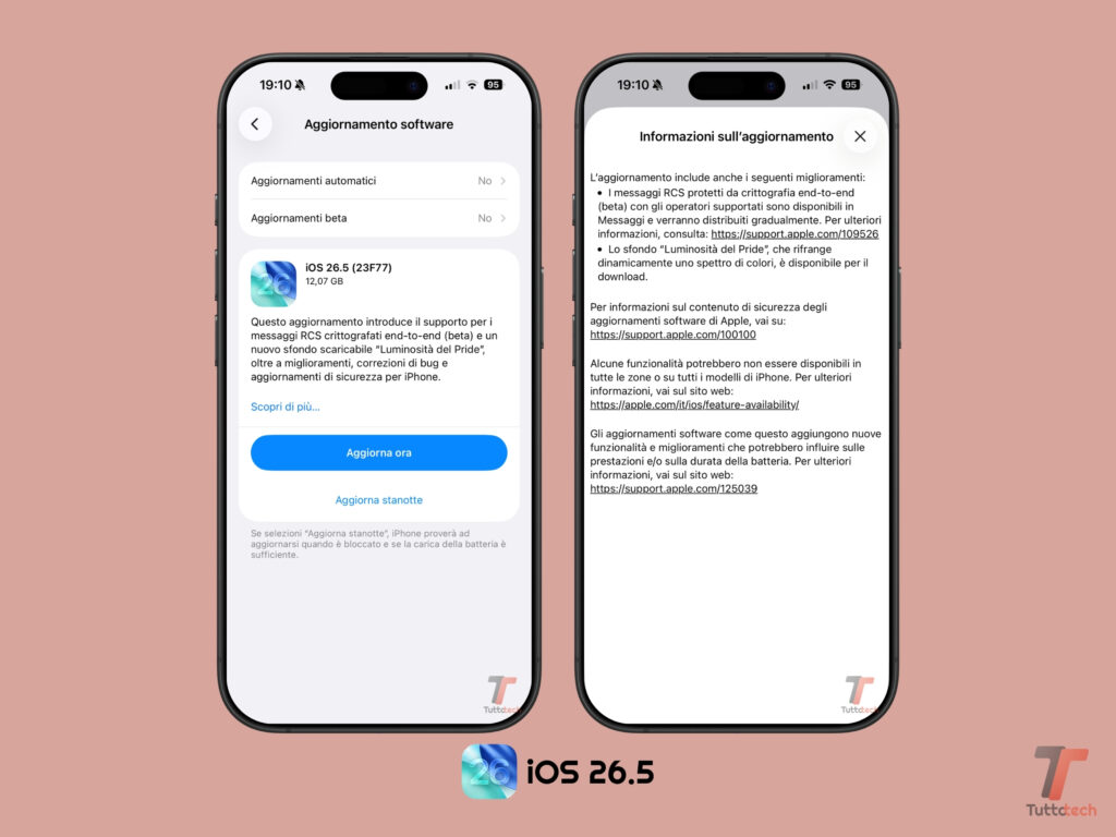 iOS 26.5 e iPadOS 26.5 sono in rollout: ecco come aggiornare