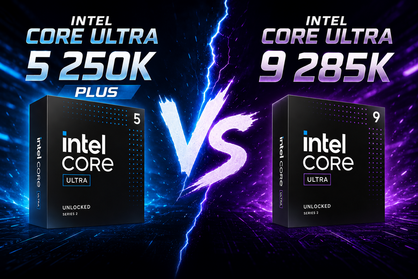 Intel Core Ultra 5 250K Plus vs Core Ultra 9 285K