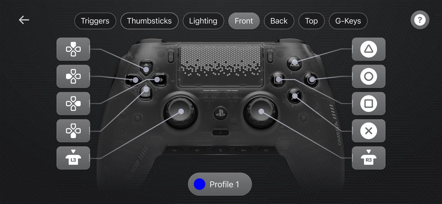 SCUF Omega-app