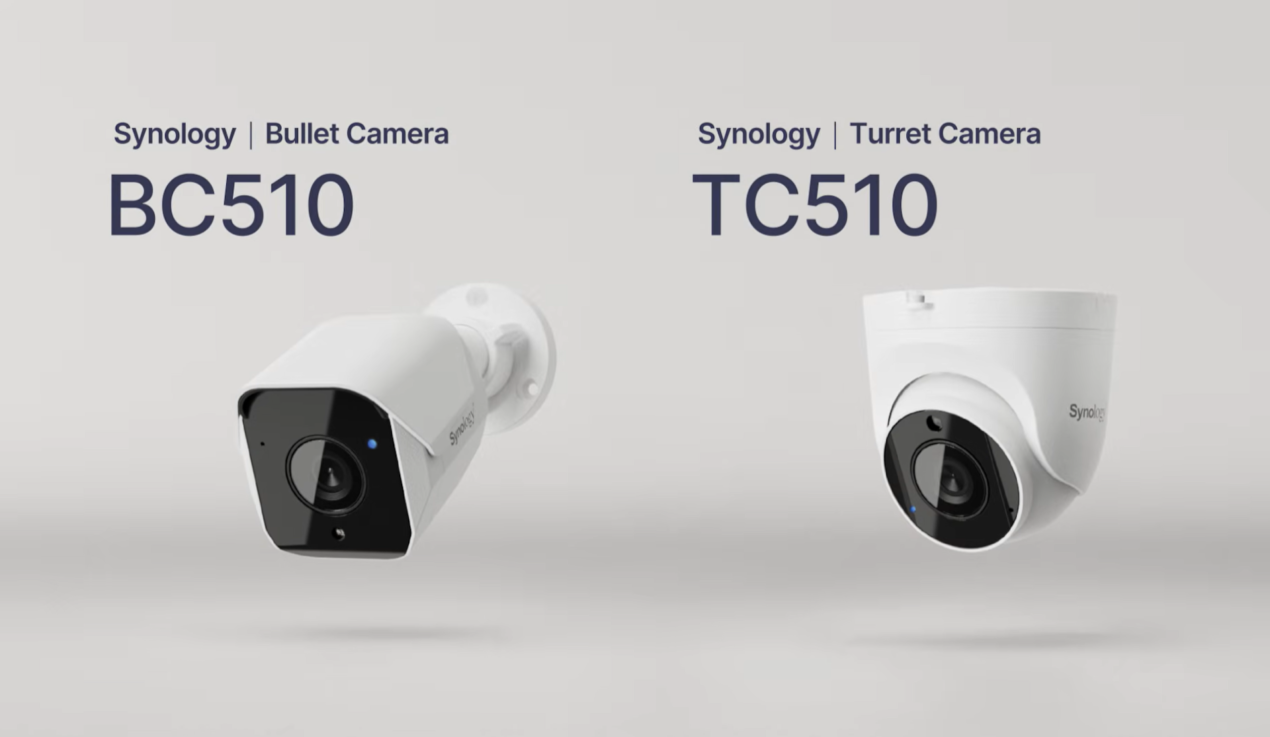 Synology lancia BC510 e TC510, nuove telecamere bullet e turret che puntano sull'IA