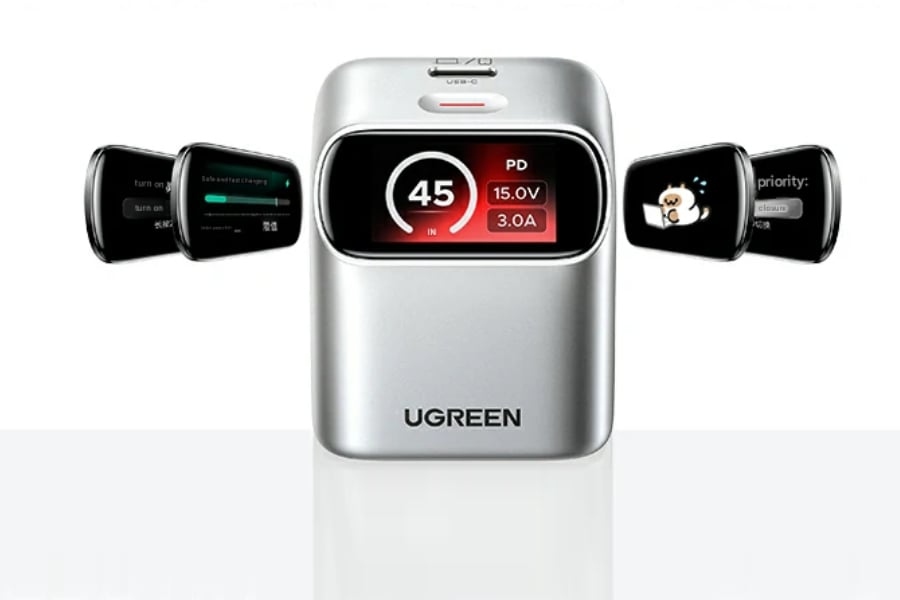 ugreen caricabatterie gan 45w