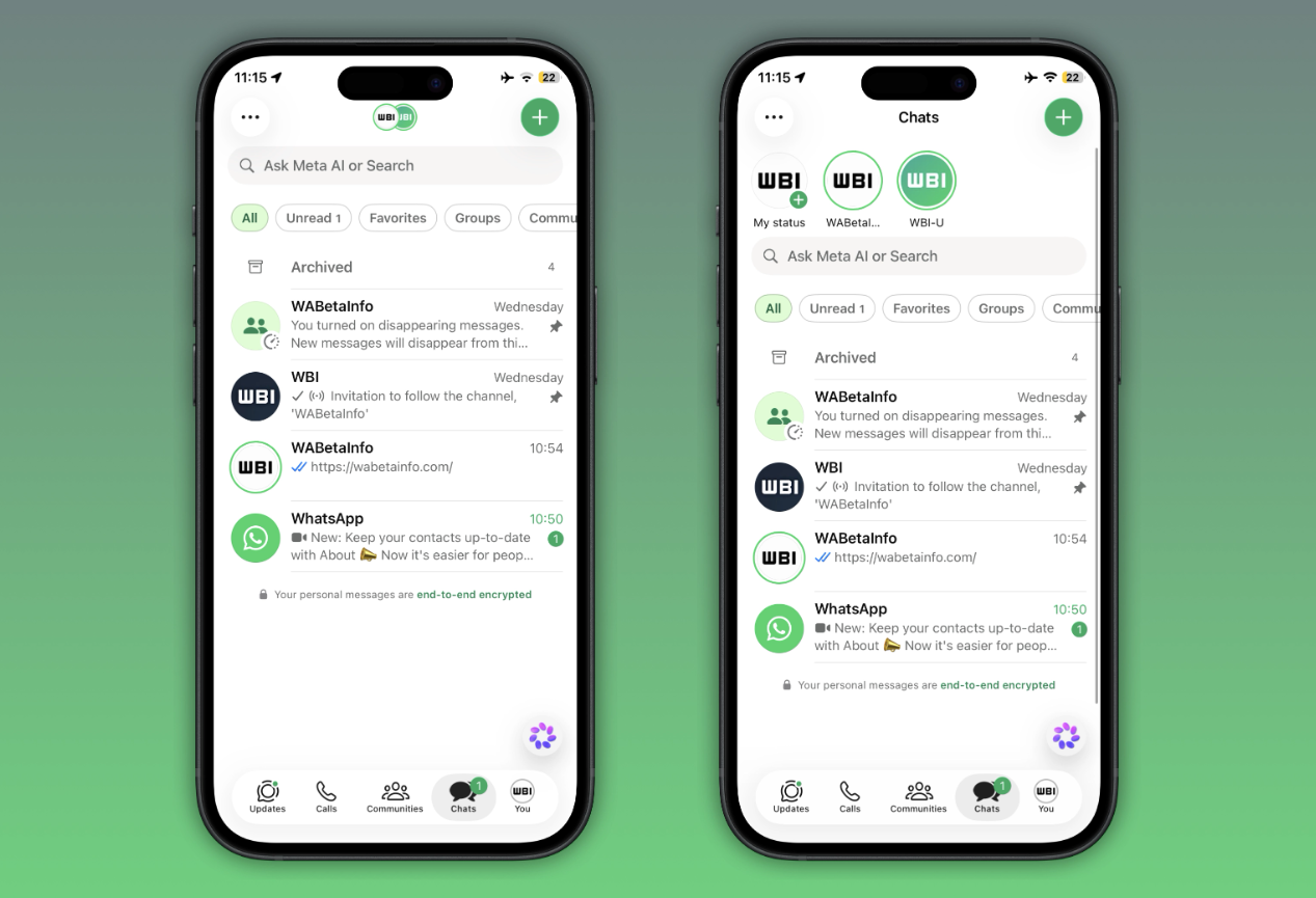 WhatsApp Beta iOS