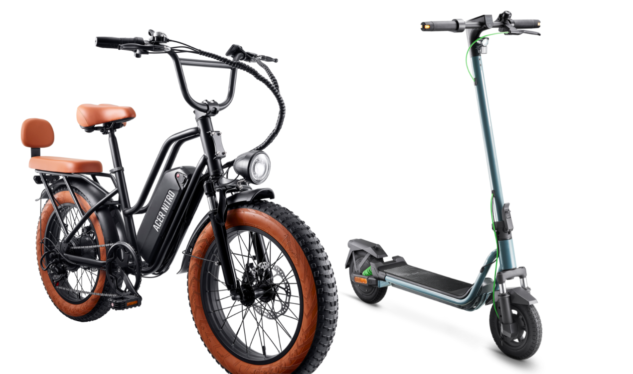 Acer presenta e‑bike Nitro eCity Plus e monopattino ES Series 3 Select con comandi vocali