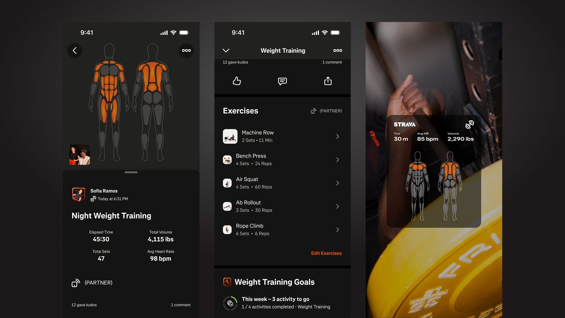 amazfit strava allenamenti pesi
