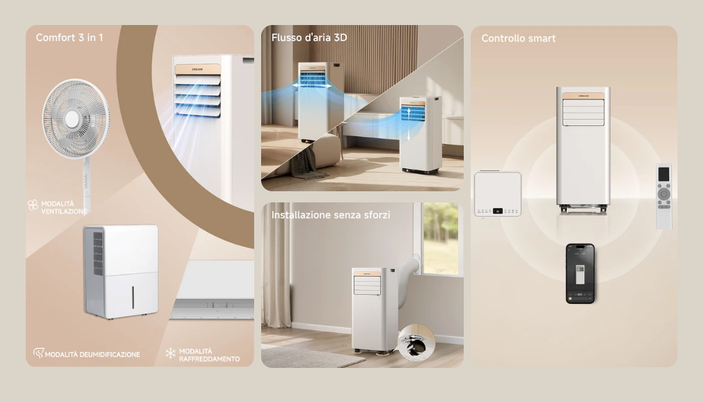 climatizzatore dreame p-wind 10