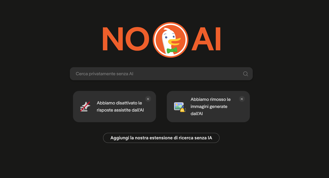 duckduckgo no ia