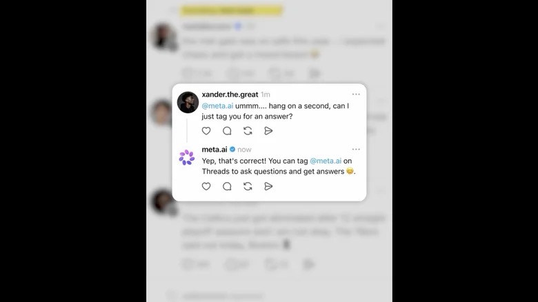 meta ai threads