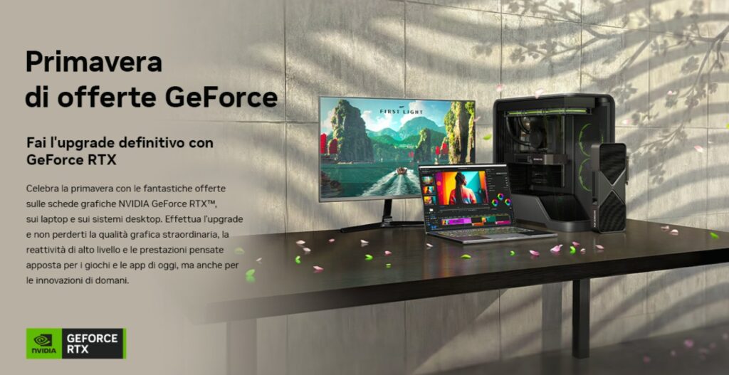 nvidia geforce rtx offerte primavera 2026
