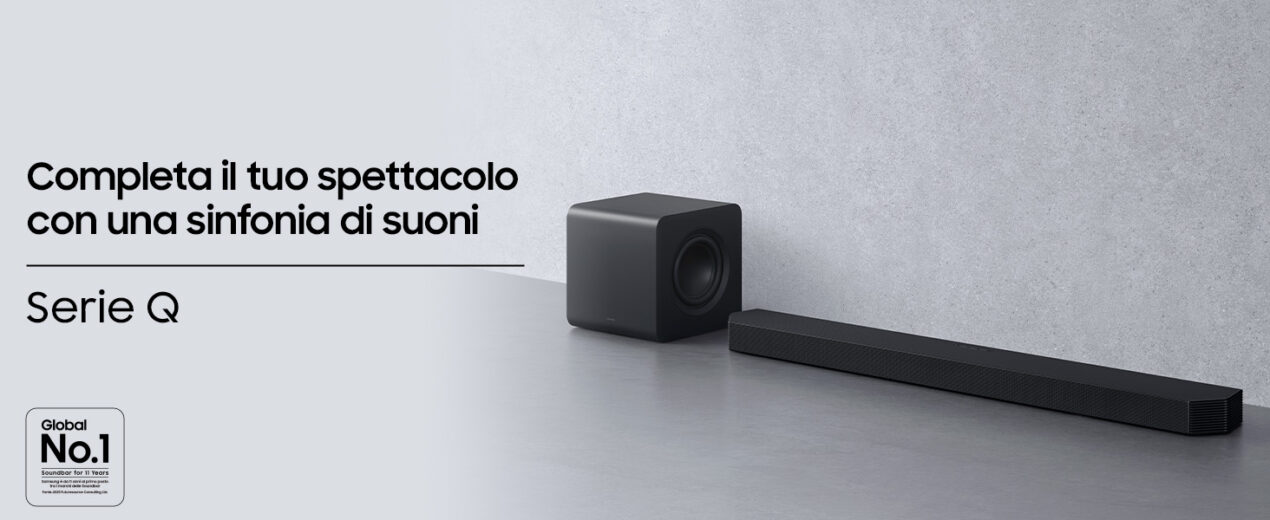 Dimentica i 600€ di listino: il sistema audio top di gamma di Samsung a un prezzo dimezzato