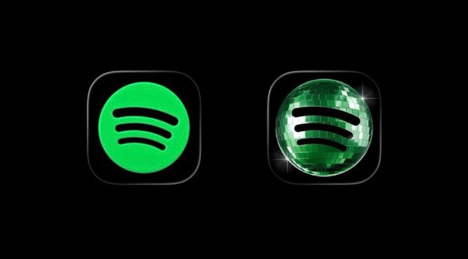 spotify icona palla da discoteca