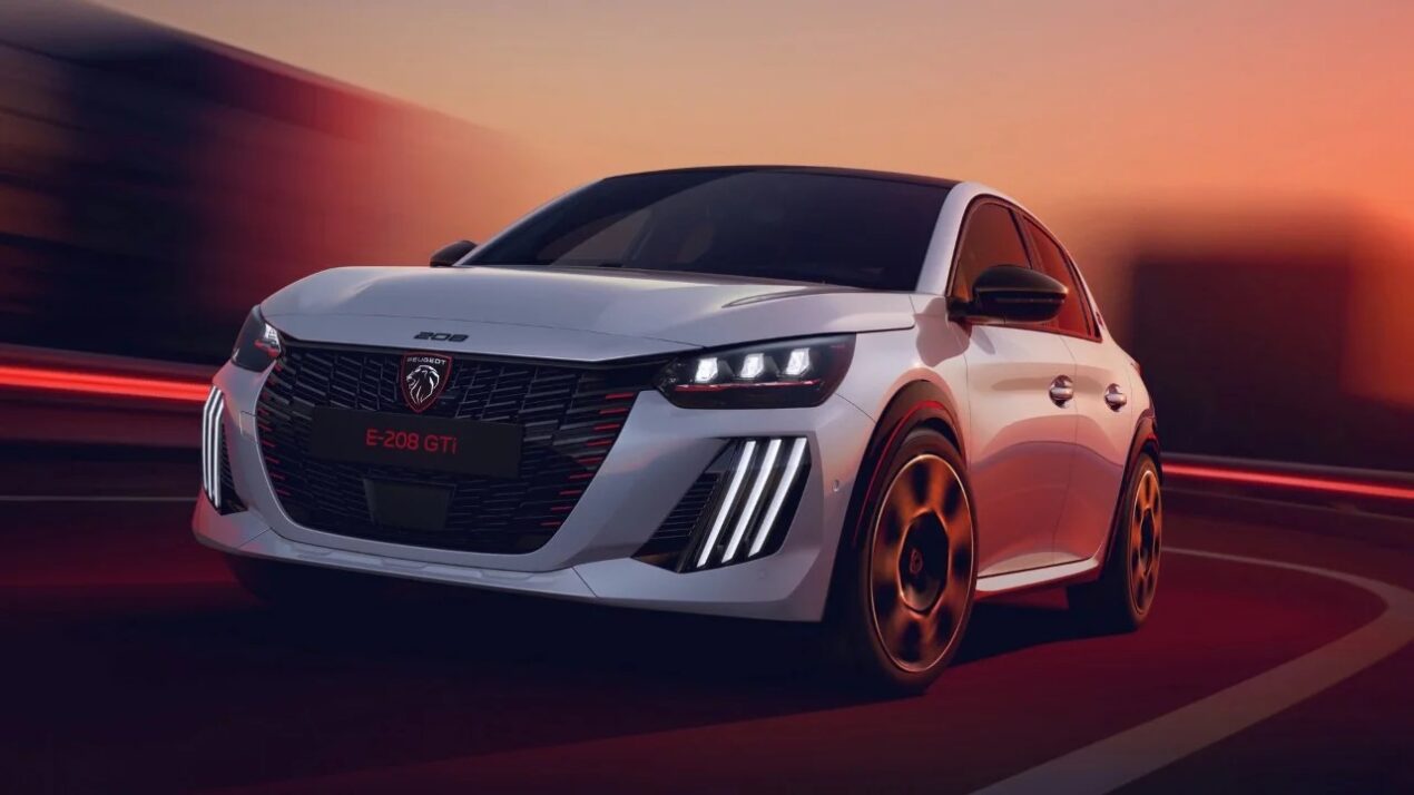 Peugeot E-208 GTi debutta a Le Mans come prima GTi completamente elettrica del marchio