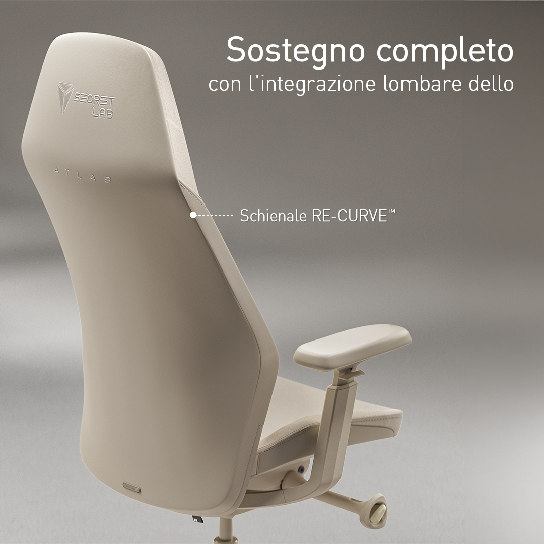 Secretlab ATLAS: la prima sedia da concentrazione di Secretlab punta tutto su schiuma e movimento 2