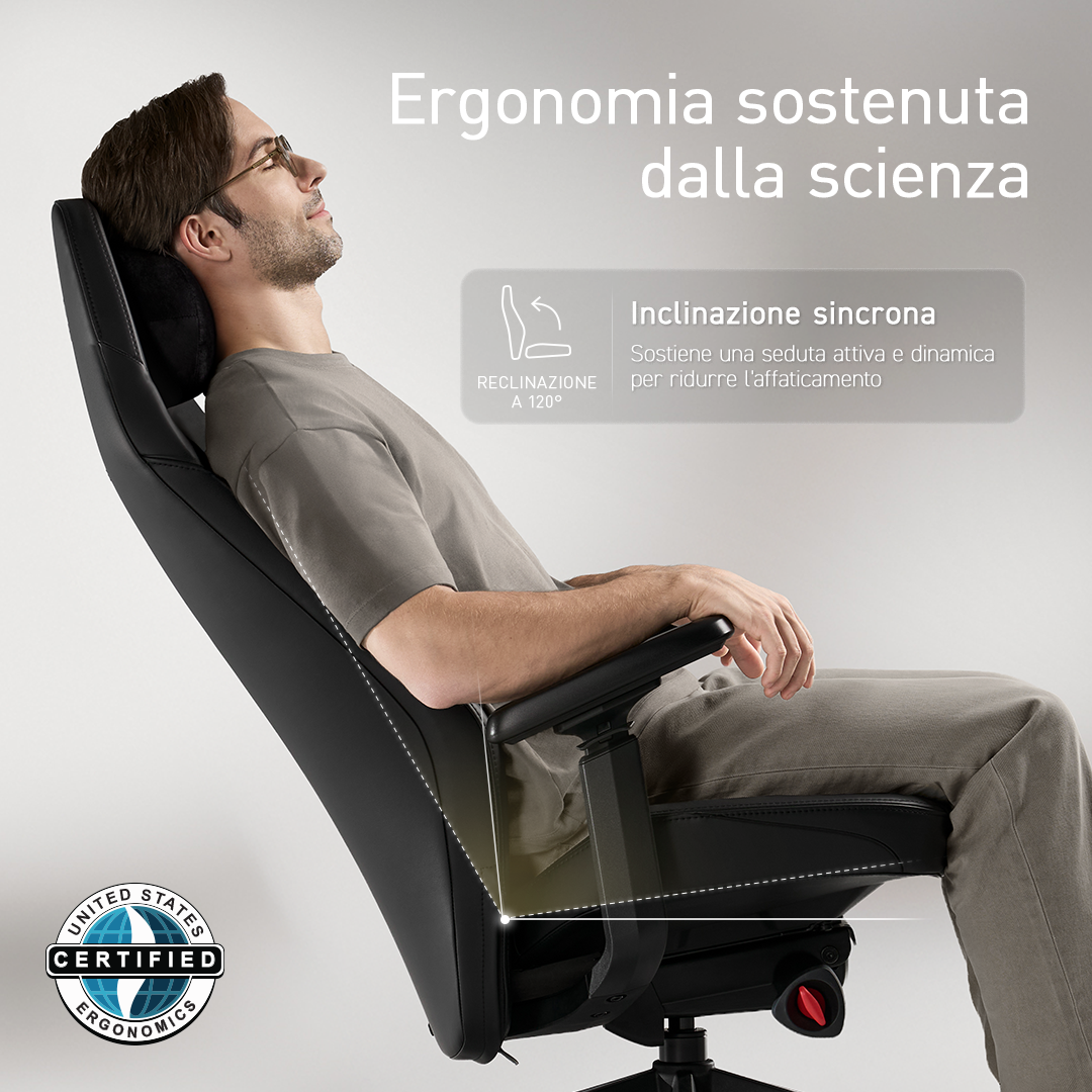 Secretlab ATLAS: la prima sedia da concentrazione di Secretlab punta tutto su schiuma e movimento 1