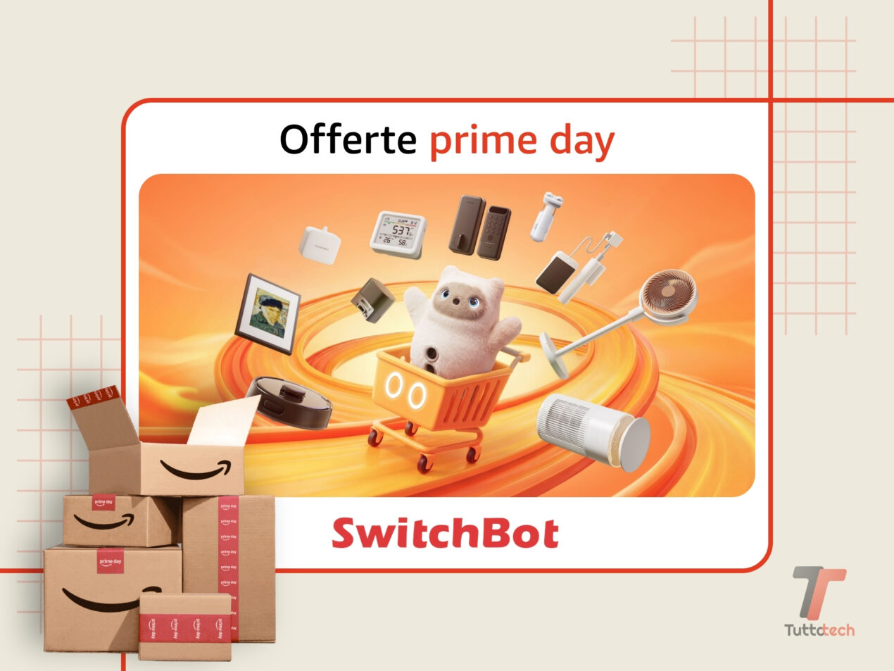 Le offerte SwitchBot per il Prime Day 2026, la casa intelligente in sconto fino al 50%
