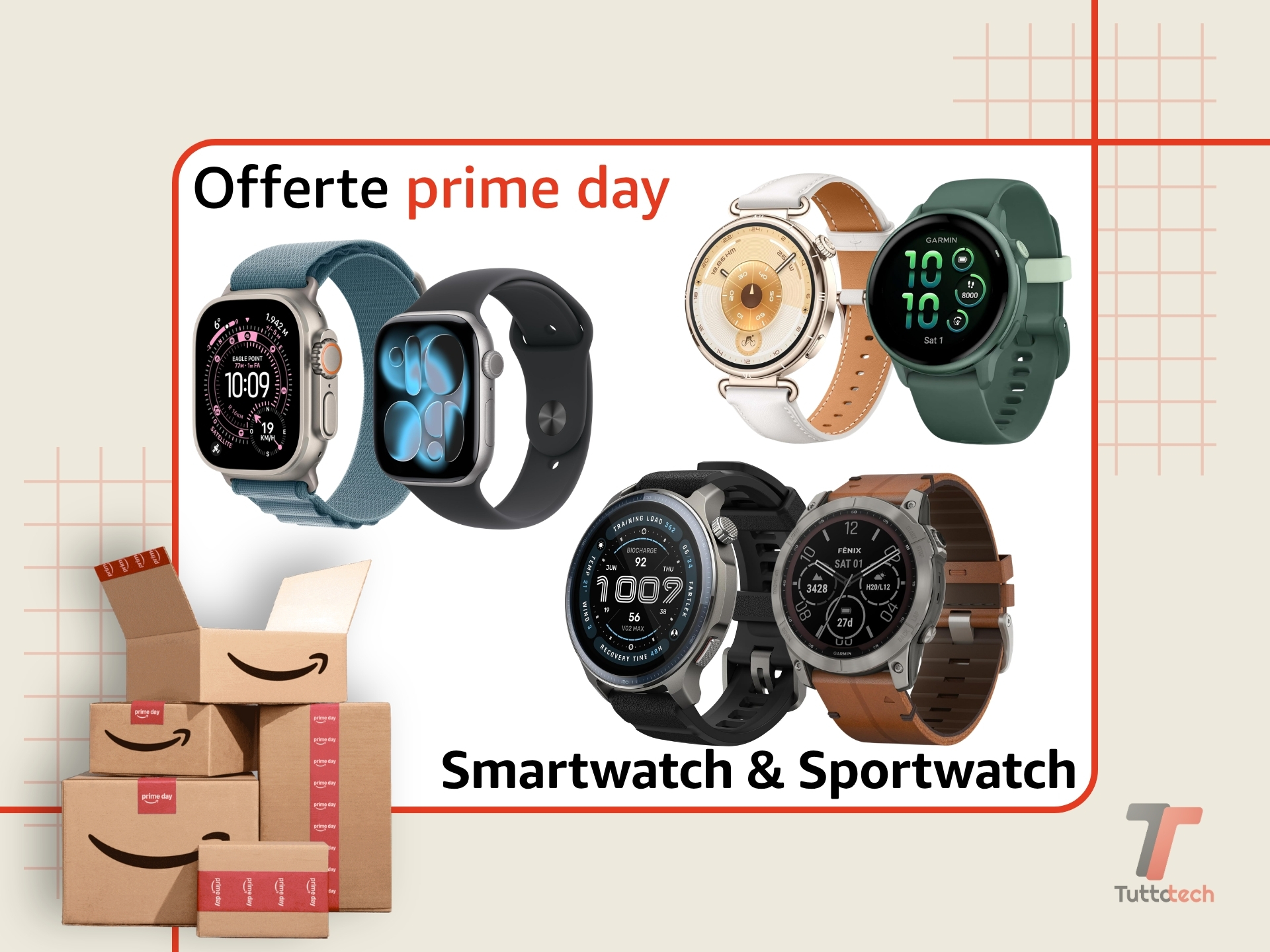 offerte smartwatch Amazon Prime Day 2026