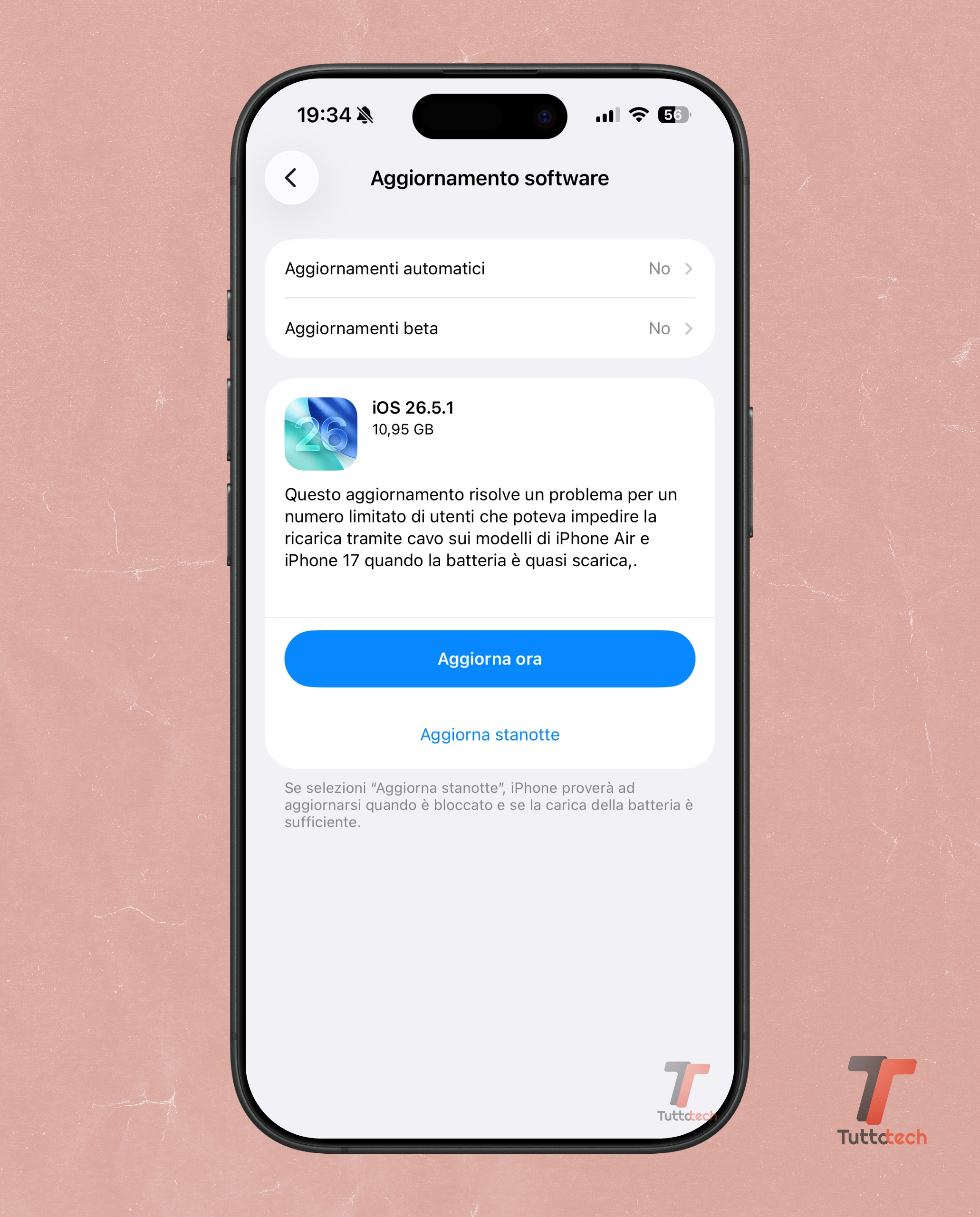 Apple iOS 26.5.1 on iPhone 17