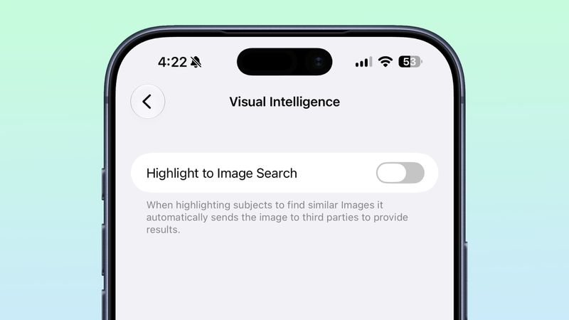 Apple iOS 27 DB2 - Impostazioni - Siri - Visual Intelligence MacRumors